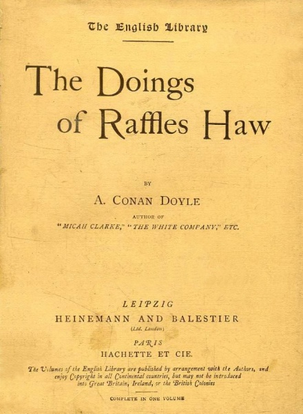 The Doings of Raffles Haw (1892)