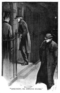 Good night, Mr Sherlock Holmes.