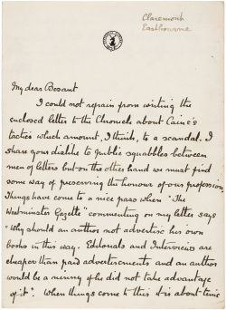 Letter-sacd-undated-from-claremont-to-sir-walter-besant-p1.jpg