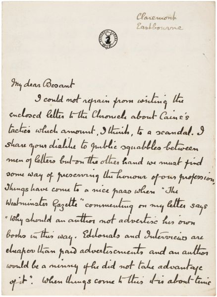 File:Letter-sacd-undated-from-claremont-to-sir-walter-besant-p1.jpg