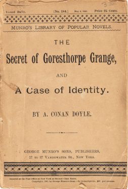 No. 184. The Secret of Goresthorpe Grange and A Case of Identity