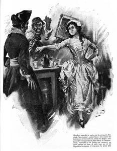 Sharkey stared down at the hand which had fondled him. It was of a strange dead pallor, with a yellow shiny web betwixt the fingers.