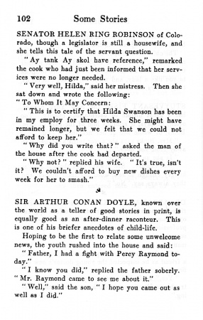 Conan Doyle's story (p. 102)