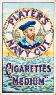 Cigarette packet (example).