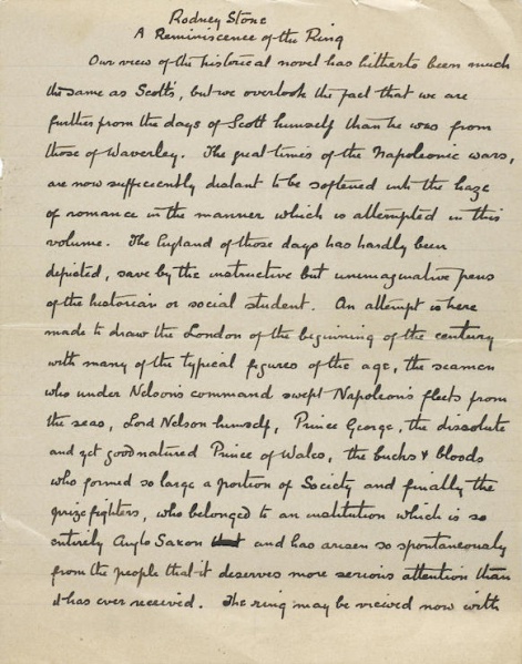 File:Manuscript-rodney-stone-unpublished-preface-1.jpg