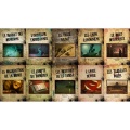 Couverture des 10 livrets d'enquête dans la nouvelle édition Ystari (2012)