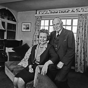 Dame Jean Conan Doyle and Sir Geoffrey Bromet (1960s).