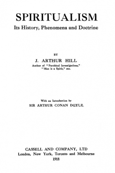 File:Cassell-1918-spiritualism-hill-titlepage.jpg