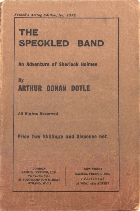 The Speckled Band: An Adventure of Sherlock Holmes (1923)