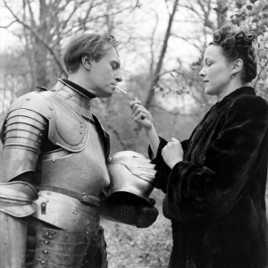 Adrian in armour with his wife Anna (march 1948).