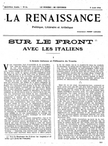La Renaissance (5 august 1916)