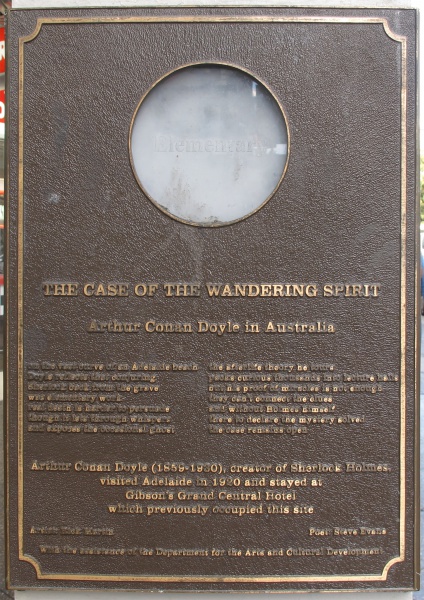 File:Plaque-arthur-conan-doyle-rundle-pulteney-street-adelaide-australia.jpg