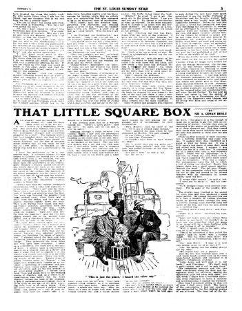 The St. Louis Star (4 february 1912, Fiction Section, p. 3)