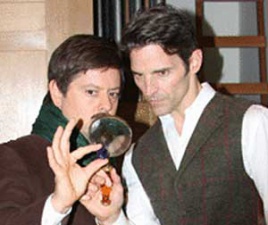 Sherlock Holmes (Rob Arbogast) and Dr. Watson (Paul Denniston)