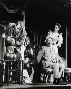 Holmes (Fritz Weaver), Watson (Peter Sallis) & Irene (Inga Swenson)