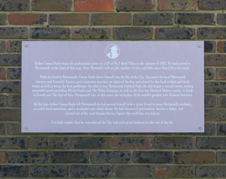 File:Plaque-arthur-conan-doyle-1-17-elm-grove-southsea-2006.jpg