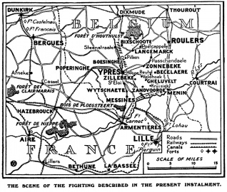 The scene of the fighting described in the present instalment.