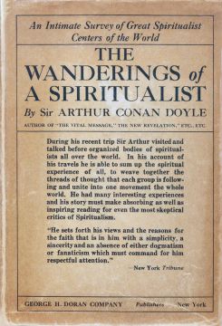 The Wanderings of a Spiritualist dustjacket (1921)
