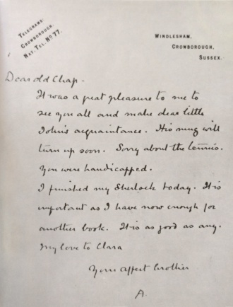 Letter to Innes Doyle (summer 1913)