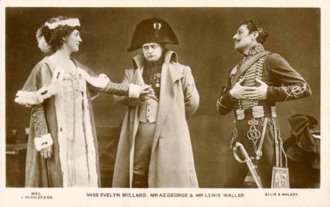 A. E. George (center) in play Brigadier Gerard (1906)