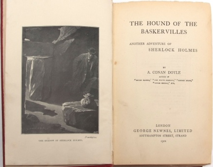 The Hound of the Baskervilles frontispiece (1902)