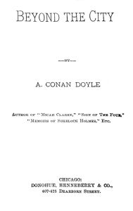 Beyond the City title page