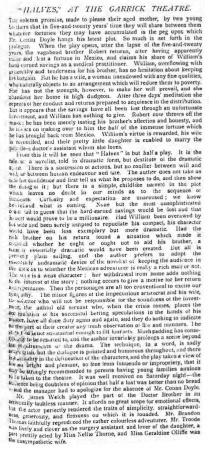 Review in The Pall Mall Gazette (12 june 1899, p. 3)