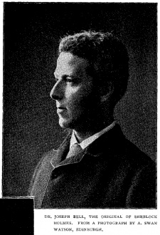Dr. Joseph Bell, the original of Sherlock Holmes. From a photograph by A. Swan Watson, Edinburgh.