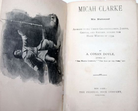 Micah Clarke frontispiece (1902-1904)