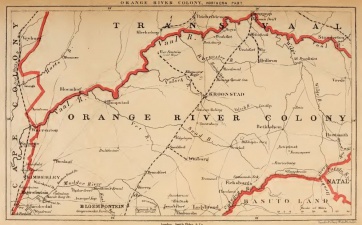 Map: Orange River Colony (northern part)