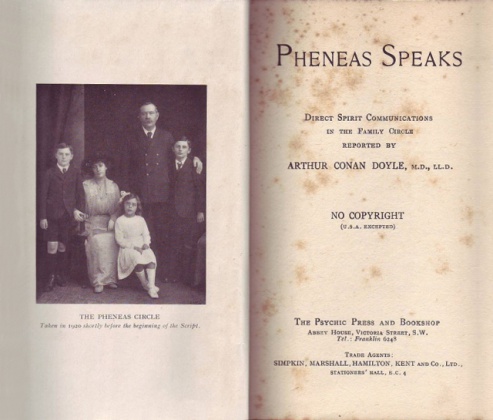 Pheneas Speaks frontispiece (1927)