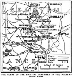 The scene of the fighting described in the present instalment.
