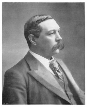 Dr. Conan Doyle, the Creator of "Sherlock Holmes" (1897).