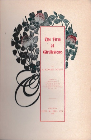 The Firm of Girdlestone title page (Clover Leaf, 1898)