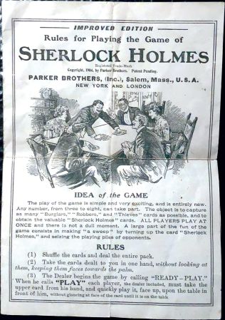 Rules of Sherlock Holmes Improved edition.