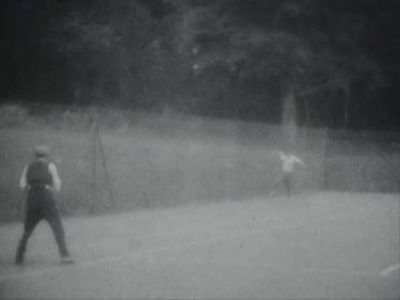 Conan Doyle Home Movie Footage 23 (20 sec.) Ball training
