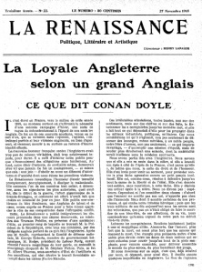 La Renaissance (27 november 1915)
