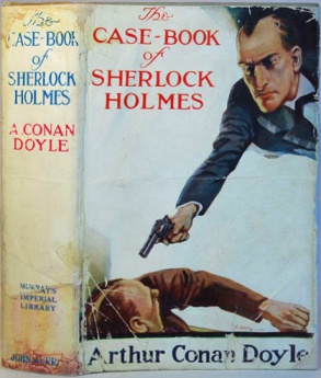 The Case-Book of Sherlock Holmes dustjacket (1927)