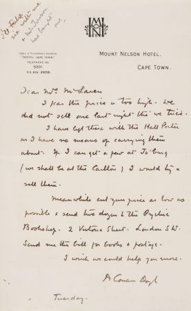 Letter to Mrs. McLaren (november 1928)