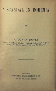 A Scandal in Bohemia title page