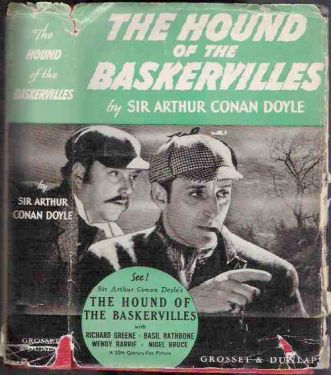 The Hound of the Baskervilles dustjacket (1939)
