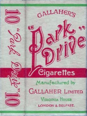 Cigarette packet (example)