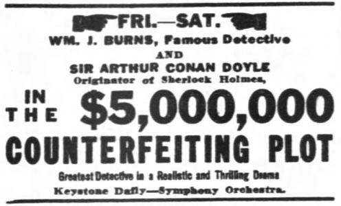 Ad in The Washington Herald (20 september 1914)