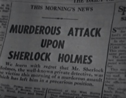 Murderous Attack upon Sherlock Holmes