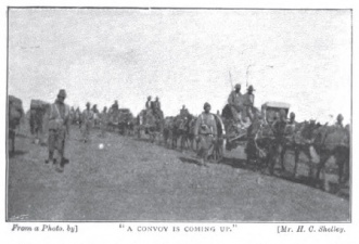 "A convoy is coming up."