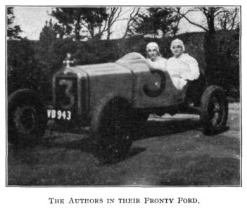 Denis and Adrian in their Fronty-Ford (july 1928).