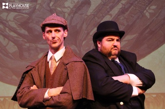 Sherlock Holmes (Jonathan Manchester) and Dr. Watson (Mike Pederson)