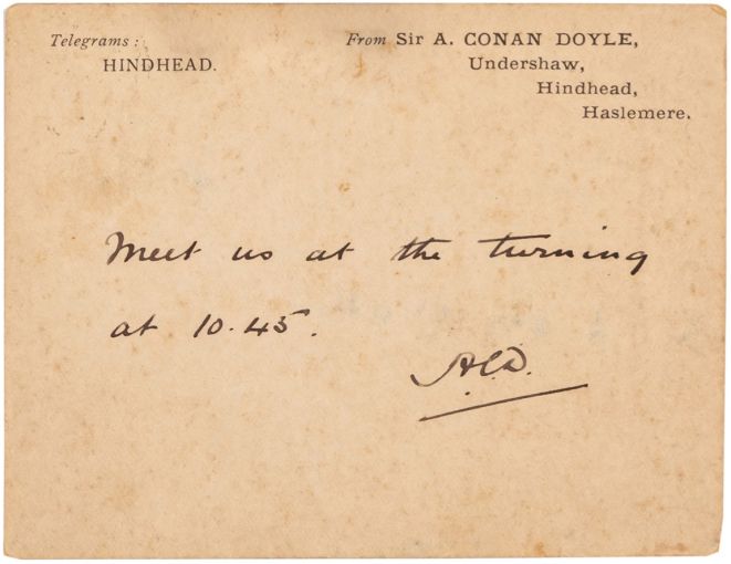 Postcard to Cyril Fraser (11 july 1905)