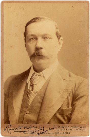 Yours truly, A. Conan Doyle (ca. 1901)
