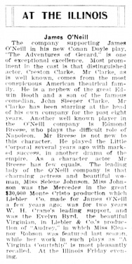 Review in The Daily Times (Davenport) (7 january 1907, p. 8)